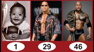 Dwayne douglas johnson is also known as through his ring name dwayne johnson is the son of ata johnson and professional wrestler rocky johnson. The Rock Dwayne Douglas Johnson Transformation From Age 1 To Age 47 Youtube