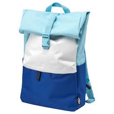 Ikea Us Furniture And Home Furnishings Blue Backpack Blue And White Backpacks