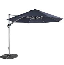 Garden parasols and bases at argos. Hartman Garden Square Cantilever Parasol In Silver Grey 360 Garden4less Uk Shop