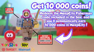 Toy clicking simulator is a roblox game released on 4/2/2020 by aesthetic games. Alexnewtron On Twitter Redeem The Code Included In The Meepcity Fisherman Toy And Automatically Earn 10 000 Coins In Meepcity Https T Co K3xgxrbyf7 Https T Co Rxfyf2vcw8