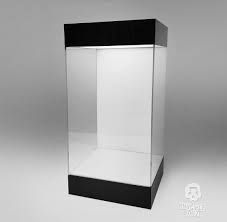 Display Case Lighted White Background Knucklebonz Inc
