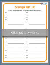 Feb 19, 2021 · simply print pdf file with easter hat template free and pick the white, gray, brown, or black and white bunny printable to color. Blank Printable Scavenger Hunt Template Lovetoknow