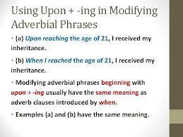 An adverbial phrase will not contain a subject and a verb, otherwise it is an adverbial clause. Reduction Of Adverb Clauses To Modifying Adverbial Phrases