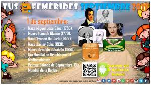 Check spelling or type a new query. Tus Efemerides Escolares 1 De Septiembre