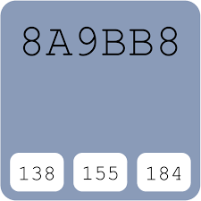 8a9bb8 Hex Color Code Rgb And Paints
