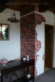 Faux Brick And Plaster Wall Faux Brick Walls Old Brick Wall Diy Faux Brick Wall