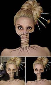 Tied Up Makeup Body Painting Land Of Twisted Cool Halloween Makeup Halloween Makeup Inspiration Amazing Halloween Makeup