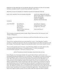 MINUTES OF THE MEETING OF THE MAYOR AND CITY COUNCIL OF THE CITY OF SODA  SPRINGS, CARIBOU COUNTY, IDAHO HELD, 2007