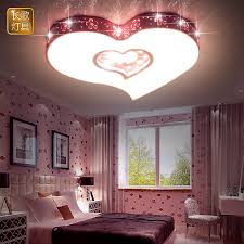 A canopy of lights over the bed is a cool. Heart Shaped Wedding Room Ceiling Lamp Warm Romantic Children S Bedroom Light Girl Room Light Love Princess Children S Room Lamp