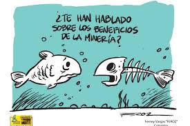 Resultado de imagen para no a mineria caricaturas