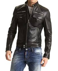 Men S Biker Leather Jacket Slim Fit Leather Jacket Mens Black Leather Jacket Men Leather Jacket Men Jackets Men Fashion