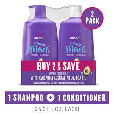 Hair care gift sets include shampoo and conditioner duos, salon sized editions of your favourite products, styling tools and accessories our hair gift sets for men and women are available at great prices and with new top hair products being added all the time, you will want to check back regularly. Aussie Miracle Moist Shampoo And Conditioner Hair Set 26 2 Fl Oz Walmart Com Walmart Com