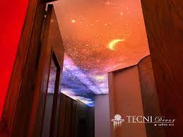 Pin Di Tecni Decor Soffitti Tesi Su Soffitti Tesi Luminosi Stampati Decorazioni Soffitto Design