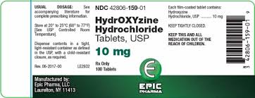 Image result for Hydroxyzine