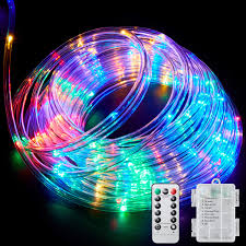 Enjoy free shipping on most stuff, even big stuff. Ollivage Led Rope Lights Outdoor String Lights Battery Powered With Remote Control 8 Modes Color Changing Waterproof Led Strip Lights Fairy Lights 40ft For Christmas Party Camping Decoration 1 Pack Buy Online