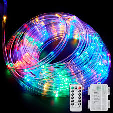 Brilliant brand led rope lights consist of bright and durable leds encased in high quality pvc tubing and is most often used to provide accent lighting for living spaces, commercial buildings, or landscaping. Ollivage Led Rope Lights Outdoor String Lights Battery Powered With Remote Control 8 Modes Color Changing Waterproof Led Strip Lights Fairy Lights 40ft For Christmas Party Camping Decoration 1 Pack Buy Online