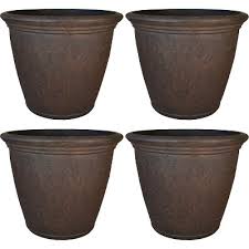 When considering what to put in tall square flower pots, think about having a focal point plant, something that spills over the sides, and filler plants. 24 Inch Planter Target