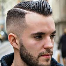 If your hair is not too soft and silky, a little bit of hair gel will suffice for creating this comb over.use a trimmer to carve the geometric line and the fade underneath. 45 Bald Fade With Beard Ideas To Kickstart Your Style Menhairstylist Com