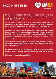 Experience your unique lifestyle adventure right here in sunway pyramid! 7 Sunway Malls Tenants Will Reopen On 4th May Hype Malaysia