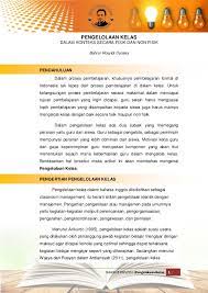 Baharuddin dan esa nur wahyuni, 2009, teori belajar & pembelajaran, jogjakarta: Pdf Pengelolaan Kelas Dalam Konteks Secara Fisik Dan Non Fisik Bahrur Rosyidi Academia Edu