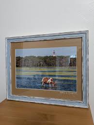 Vintage Framed Landscape Signed Photograph by M Coulbourne of Wild ...