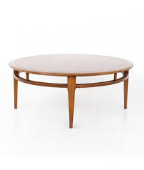 Additionally, lane mid century dining tables look great in any ranch or mid century home. Lane Mid Century Round Oak And Walnut Coffee Table