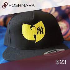 Wu Tang X New York Yankees Snapback Hat Snapback Hats Snapback Wu Tang