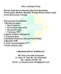 Discover more posts about lowongan kerja cikampek. Info Lowongan Kerja Rs Karya Husada Facebook