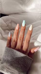 65 Best Simple Summer Nail Color Ideas For Women 2019 Feel The Beauty 48 Vibrant Nails Dream Nails Simple Acrylic Nails