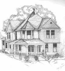 Lawrence Carmichael Earle Earle Home In Grand Rapids Pencil Drawings Easy House Drawing House Sketch