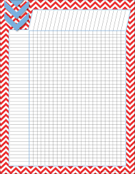 chevron poppy incentive chart barker creek classy