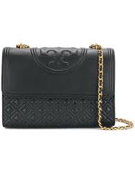 Enjoy complimentary home delivery service. Shop Black Tory Burch Fleming Convertible Shoulder Bag With Express Delivery Farfetch