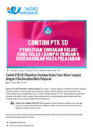 Semester 1 kurikulum 2013 revisi tahun 2017 terdiri dari buku pai, buku matematika, dan 5 tema. Contoh Ptk Sd Research Papers Academia Edu