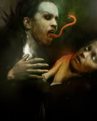 Last day of the sale! Get one original or one print and get a FREE random  print! Link in Bio. Some vampires for your halloween! I know the fourth one  is a