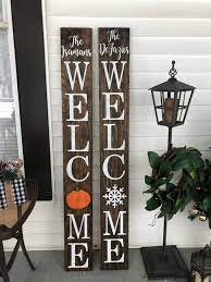 Use our signs to maintain safety at the facility. Interchangeable 4feet Tall Rustic Wooden Welcome Signs For Front Door Dollan Outdoor Welcome Home Sweet Home Sign For Porch Welcome Sign Wood Vertical Farmhouse Wall Decor Long Decorative Outdoor Signs Home Decor Home