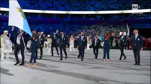 San marino festeggia la prima medaglia olimpica con alessandra perilli, di bronzo nella fossa olimpica. Aperti I Giochi Di Tokyo 2020 San Marino Sfila Per 76