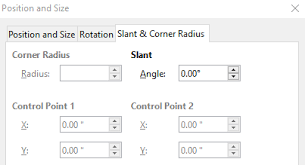 how to use corner radius options in chart ask libreoffice