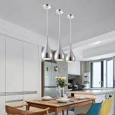 Bar Lamp Kitchen Pendant Light Room Silver Pendant Lighting Home Ceiling Lights Ebay