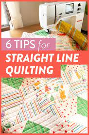 Learn The 6 Simple Steps To Straight Line Quilting Or As Some Call It Matchstick Q Machine Quilting Designs Machine Quilting Patterns Sewing Machine Quilting