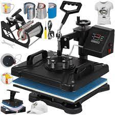 8in1 Digital Heat Press Machine Transfer Swing Away Clamshell Printing Pro Presse A Chaud Commande Numerique Chaleur