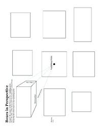 One Point And Two Point Perspective Worksheet Packet Point Perspective Perspective Art Worksheets