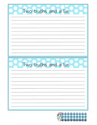 Free Printable Two Truths And A Lie Cards In Blue Color Free Printable Baby Shower Games Printable Baby Shower Games Baby Games