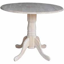 International Concepts T 36dp Dual Drop Leaf Table 36 Ready To Finish Formaldiningrooms Dining Table Pedestal Dining Table Drop Leaf Dining Table