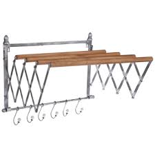 Wooden wall mounted clothes drying rack. Novelty Home Decor Plaques Signs Vintage Style Wooden Wall Mounted Clothes Dryer Home Garden