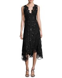 Kobi Halperin Sleeveless Embellished Lace Midi Dress Black Kobihalperin Cloth Floral Print Chiffon Maxi Dress Cocktail Dress Lace Black Lace Midi Dress