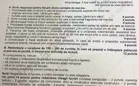 Formulare clară, precisă şi în strictă conform www.hotnews.ro, subiectele la evaluarea națională 2019 limba română au fost următoarele: Subiectele Integrale De La Limba Èi Literatura RomanÄ 2019 Genul Dramatic La Prima Compunere Èi Prezentarea Unei IntamplÄri Petrecute In Timpul Unei ActivitÄÈi De LecturÄ La Ultimul Subiect