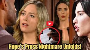 IT's OVER! Hope Breaks Down Over Shocking Press Release! Steffy's DIRTY  GAME! Ivy Saves Electra.