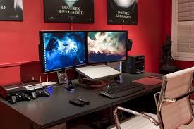 Wunderbare Buro Schreibtisch Setup Ideen Buro Schreibtisch Setup Ideen Die Folgenden Atemberaubende Bilder Schreibtisch Setup Pc Schreibtisch Gameroom Ideen