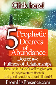 Check spelling or type a new query. Prophetic Decree 4 Fullness Of Relationships