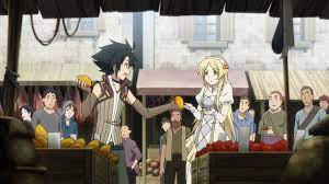 Knight S Magic Ep 10 Kid Your Majestic Eat This Its Mango Princess Eleonora Huh Magic For Kids Anime Medieval Knight